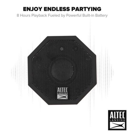 Altec Lansing Solo Rugged Bluetooth Speaker Black - Picture 8 of 9